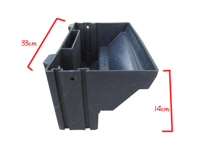 【長方形花墻花盆/立體綠化花盆/墻面綠化花盆】價格,廠家,圖片,花盆、盆景盆,南昌縣東新和平塑料加工廠-